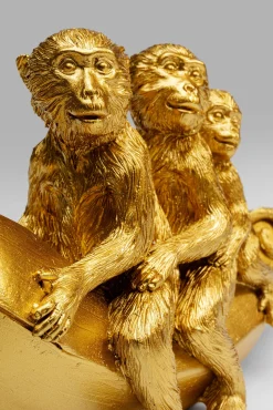 Discount KARE Design Figurka dekoracyjna Banana Ride 20x12 cm złota - KARE