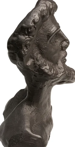 Sale KARE Design Figurka dekoracyjna Bearded Man 9x11 cm antracytowa - KARE