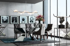 Online KARE Design Figurka dekoracyjna Betta 34x37 cm srebrna - KARE