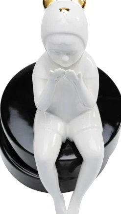 Online KARE Design Figurka dekoracyjna biało-czarna modlitwa 16x20 cm - KARE