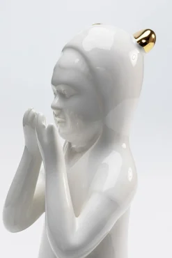 Online KARE Design Figurka dekoracyjna biało-czarna modlitwa 16x20 cm - KARE