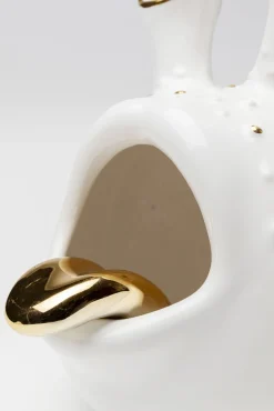 Clearance KARE Design Figurka dekoracyjna biało-złota 22x19 cm - KARE