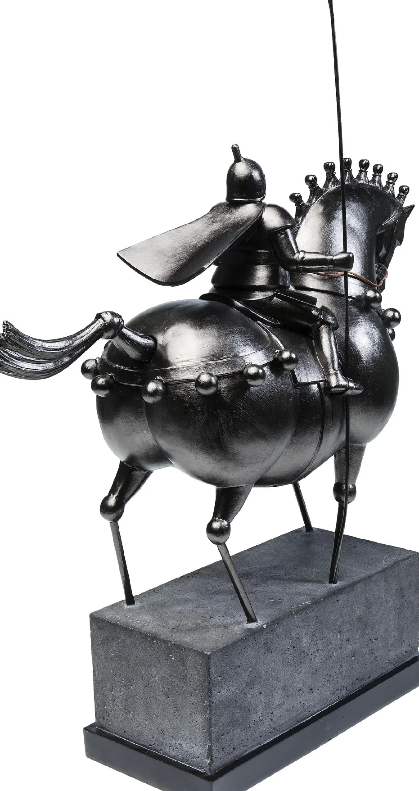 Discount KARE Design Figurka dekoracyjna Black Knight 55x72 cm - KARE