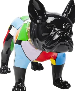 Outlet KARE Design Figurka dekoracyjna Bulldog 60x43 cm kolorowa - KARE