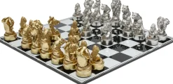 Outlet KARE Design Figurka dekoracyjna Chess Animals 60x60cm - KARE