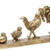 Clearance KARE Design Figurka dekoracyjna Chicken Evolution 58x28 cm złota - KARE
