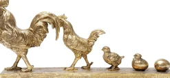 Clearance KARE Design Figurka dekoracyjna Chicken Evolution 58x28 cm złota - KARE