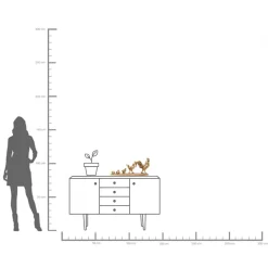 Clearance KARE Design Figurka dekoracyjna Chicken Evolution 58x28 cm złota - KARE