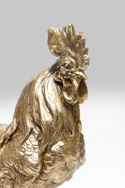 Clearance KARE Design Figurka dekoracyjna Chicken Evolution 58x28 cm złota - KARE