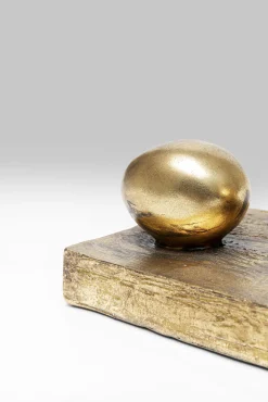 Clearance KARE Design Figurka dekoracyjna Chicken Evolution 58x28 cm złota - KARE