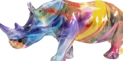 Fashion KARE Design Figurka dekoracyjna Colored Rhino 17x8 cm - KARE