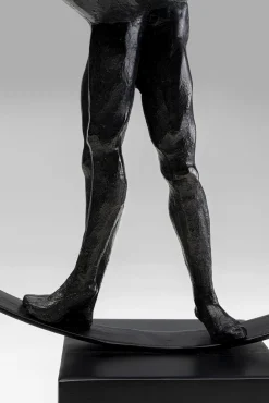 Hot KARE Design Figurka dekoracyjna czarna tancerze w okręgu 35x45 cm - KARE