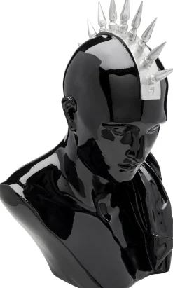 New KARE Design Figurka dekoracyjna czarna punk 31x42 cm - KARE