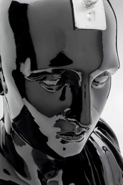 New KARE Design Figurka dekoracyjna czarna punk 31x42 cm - KARE