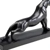New KARE Design Figurka dekoracyjna czarne pantera nowoczesna 35x19 cm - KARE