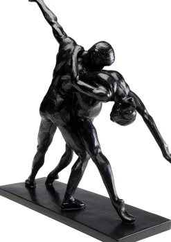 New KARE Design Figurka dekoracyjna czarna tancerze 34x38 cm - KARE