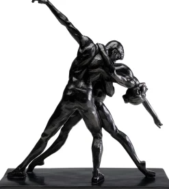 New KARE Design Figurka dekoracyjna czarna tancerze 34x38 cm - KARE