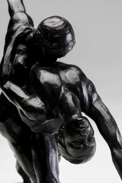 New KARE Design Figurka dekoracyjna czarna tancerze 34x38 cm - KARE