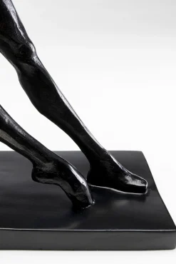 New KARE Design Figurka dekoracyjna czarna tancerze 34x38 cm - KARE