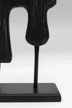 Discount KARE Design Figurka dekoracyjna czarne loft organiczne kształy 15x32 cm - KARE