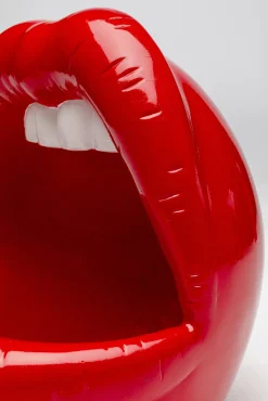 Outlet KARE Design Figurka dekoracyjna czerwone usta 20x21 cm - KARE