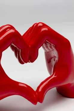 Online KARE Design Figurka dekoracyjna czerwona motyw serca 20x12 cm - KARE