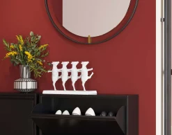 Fashion KARE Design Figurka dekoracyjna Dancing Cows 40x23 cm biała - KARE