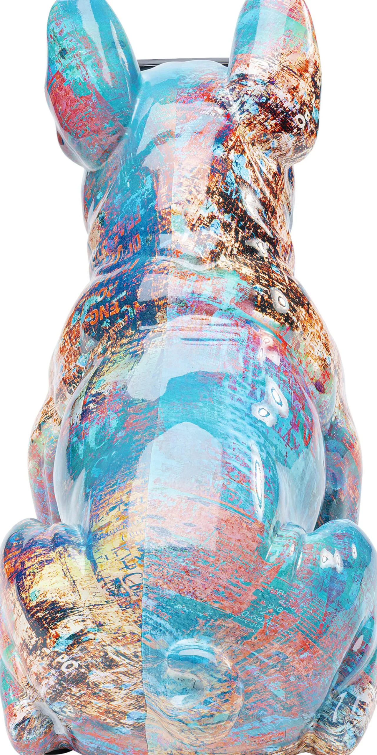 Fashion KARE Design Figurka dekoracyjna Dog of Sunglass 30x37 cm kolorowa - KARE