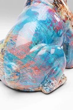 Fashion KARE Design Figurka dekoracyjna Dog of Sunglass 30x37 cm kolorowa - KARE