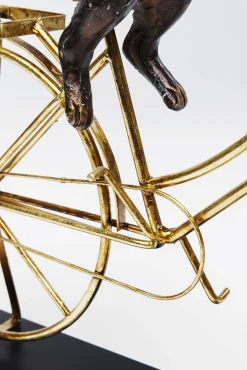 Discount KARE Design Figurka dekoracyjna Dog with Bicycle 44x36 cm - KARE