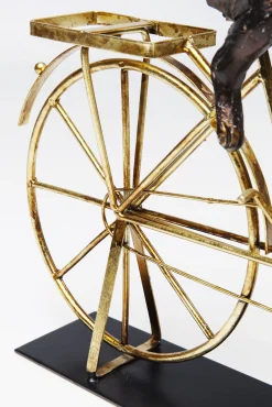 Discount KARE Design Figurka dekoracyjna Dog with Bicycle 44x36 cm - KARE