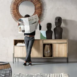 Best KARE Design Figurka dekoracyjna Easter Island 59 cm szara - KARE