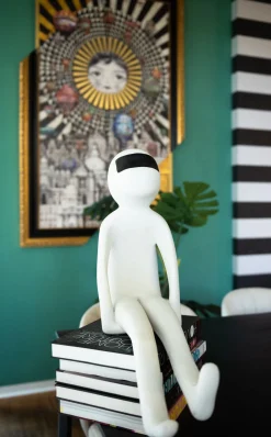 Hot KARE Design Figurka dekoracyjna Espera 54x40 cm biała - KARE