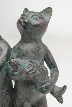 Sale KARE Design Figurka dekoracyjna Fisher Cats 28x12cm - KARE