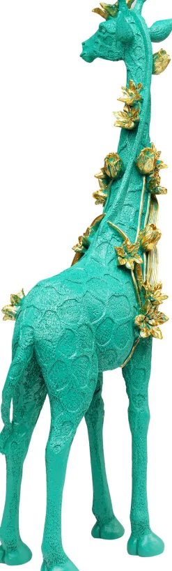 New KARE Design Figurka dekoracyjna Flower Giraffe zielona 76cm - KARE