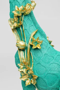 New KARE Design Figurka dekoracyjna Flower Giraffe zielona 76cm - KARE