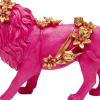 Online KARE Design Figurka dekoracyjna Flower Lion różowa 19cm - KARE