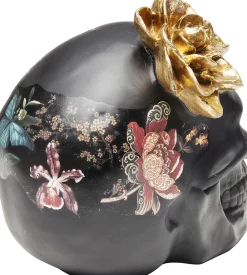 Outlet KARE Design Figurka dekoracyjna Flower Skull 24x22 cm - KARE