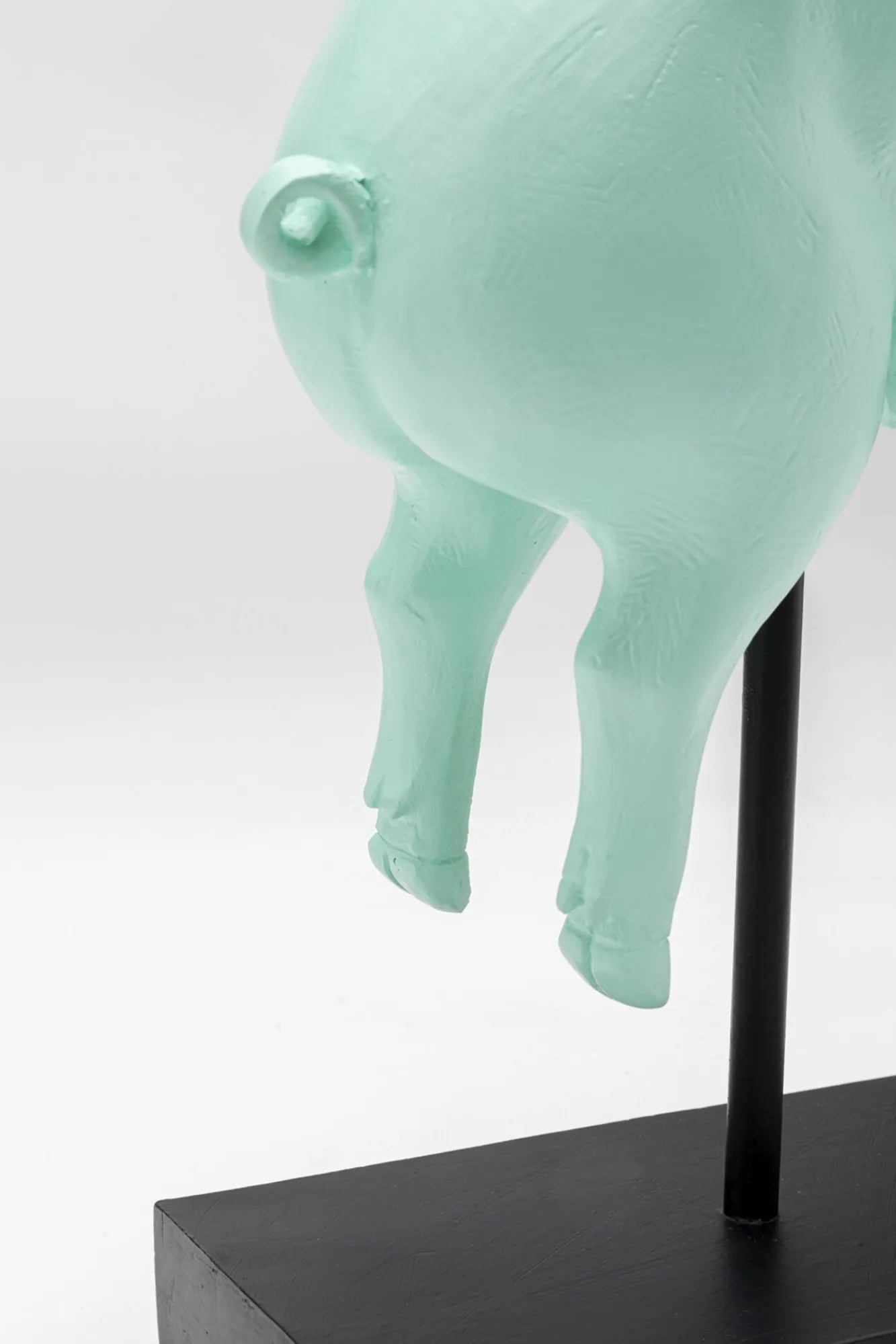 Fashion KARE Design Figurka dekoracyjna Flying Pig turkusowa 29cm - KARE