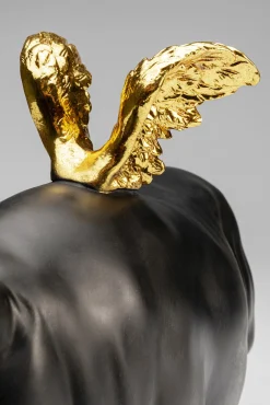 Outlet KARE Design Figurka dekoracyjna Flyin Pig czarna 21cm - KARE