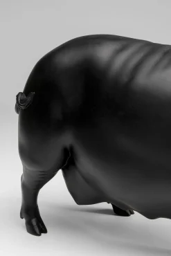Outlet KARE Design Figurka dekoracyjna Flyin Pig czarna 21cm - KARE