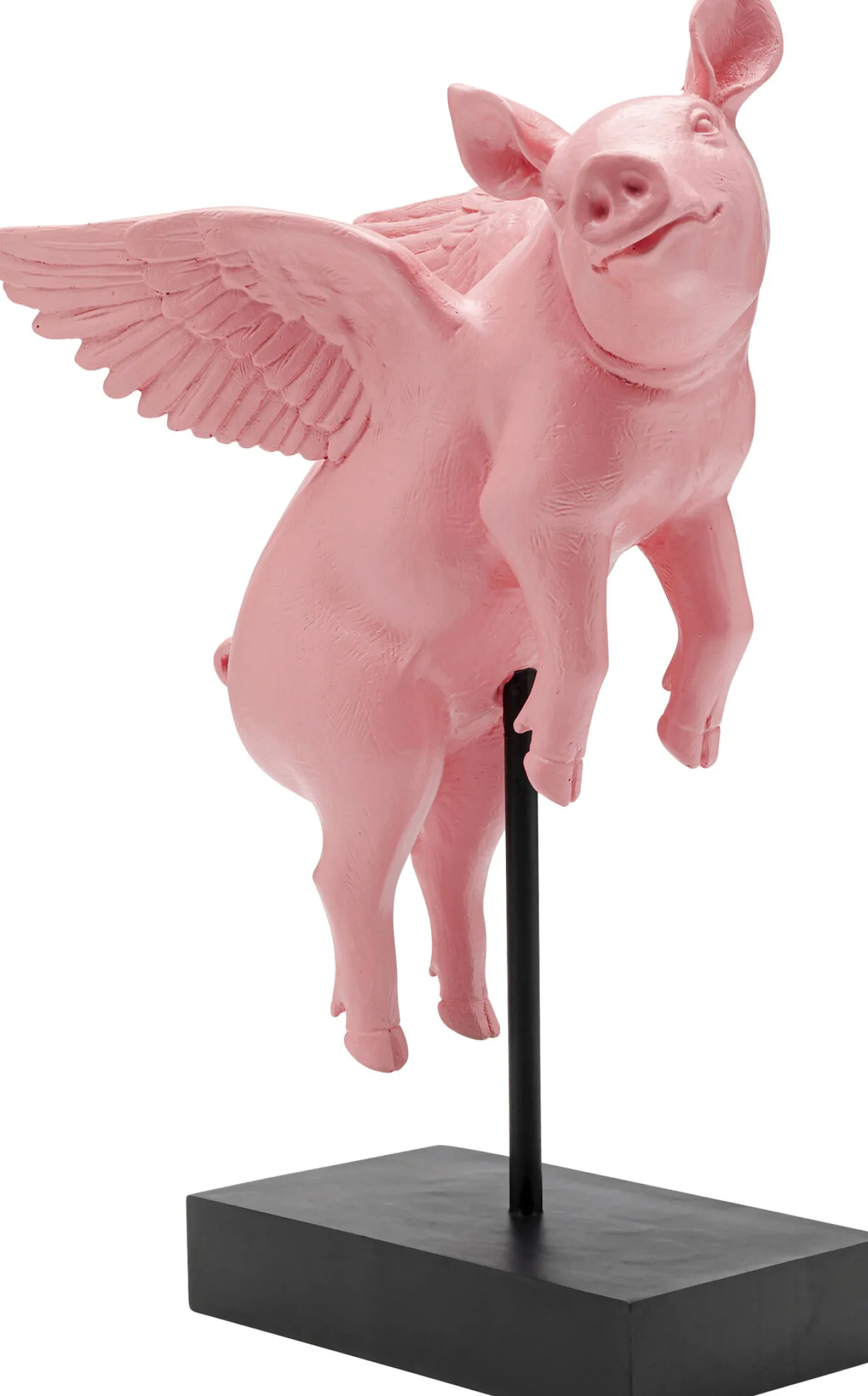 Hot KARE Design Figurka dekoracyjna Flying Pig Rose 29cm - KARE