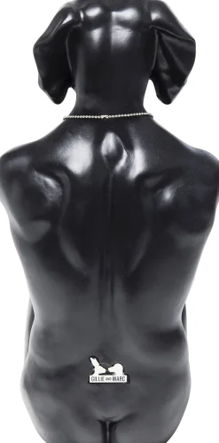 Outlet KARE Design Figurka dekoracyjna Gangster Dog 26x33 cm czarna - KARE