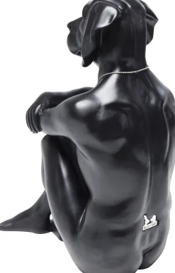 Outlet KARE Design Figurka dekoracyjna Gangster Dog 26x33 cm czarna - KARE