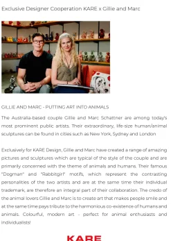 Outlet KARE Design Figurka dekoracyjna Gangster Dog 26x33 cm czarna - KARE