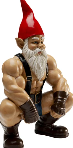 Fashion KARE Design Figurka dekoracyjna Gnome Muscle 48cm - KARE