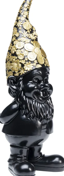 Online KARE Design Figurka dekoracyjna Gnome Standing 20x61 cm czarno-złota - KARE