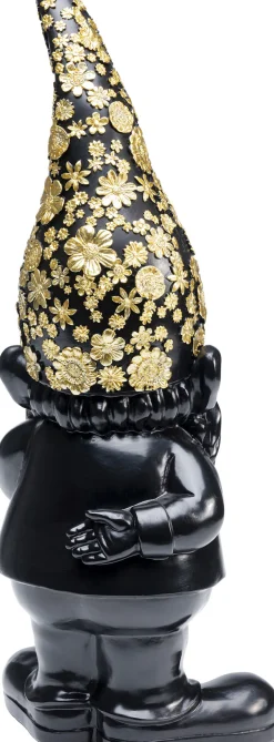 Hot KARE Design Figurka dekoracyjna Gnome Standing 15x46 cm czarno-złota - KARE