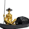 Clearance KARE Design Figurka dekoracyjna Gondolier 18x17 cm czarno-złota - KARE