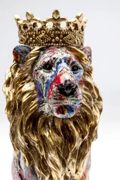 Fashion KARE Design Figurka dekoracyjna Graffiti King Lion 29cm - KARE
